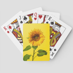 Jeu De Cartes Fleurs Tournesol jaune