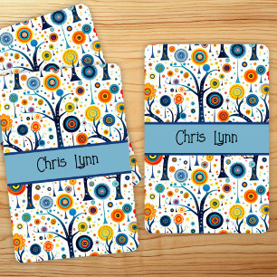 Jeu De Cartes Fleurs Vibe Mod vintages des années 60