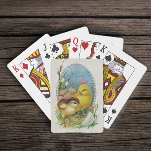 Jeu De Cartes Fleurs vintages du printemps de Pâques pour bébé p