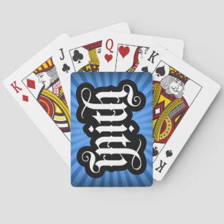 Jeu De Cartes FlipScript Ambigram Cartes de lecture