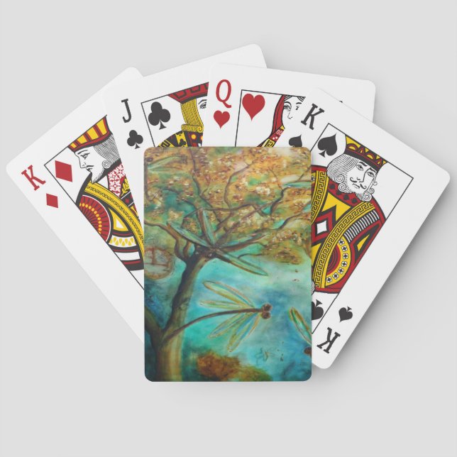 Jeu De Cartes Flirt de libellule (dos)