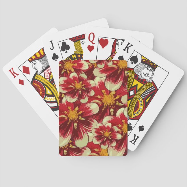 Jeu de Cartes Floral (dos)