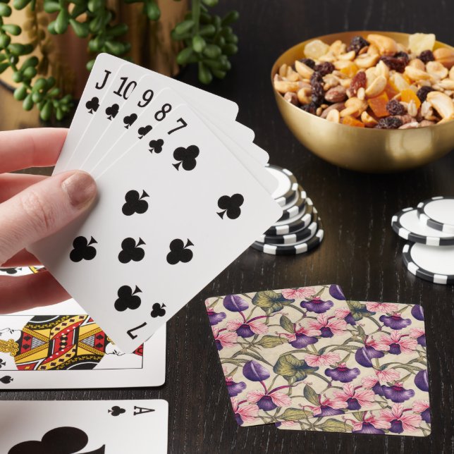 Jeu De Cartes Floral Classic Playing Cards (In Situ)