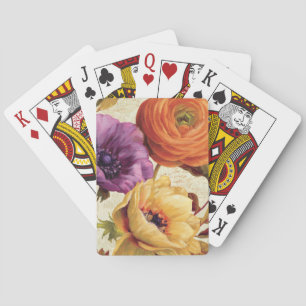 Jeu De Cartes Floral en pleine floraison