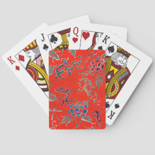Jeu De Cartes Floral japonais
