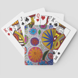 Jeu De Cartes Floral moderne