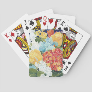 Jeu De Cartes Florals II de minuit