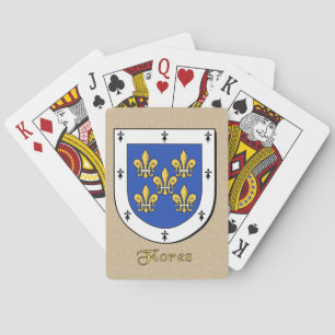 Jeu De Cartes Flore Bouclier héraldique