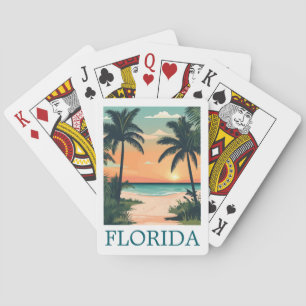 Jeu De Cartes Floride Sunshine State – Paradis de plage tropical