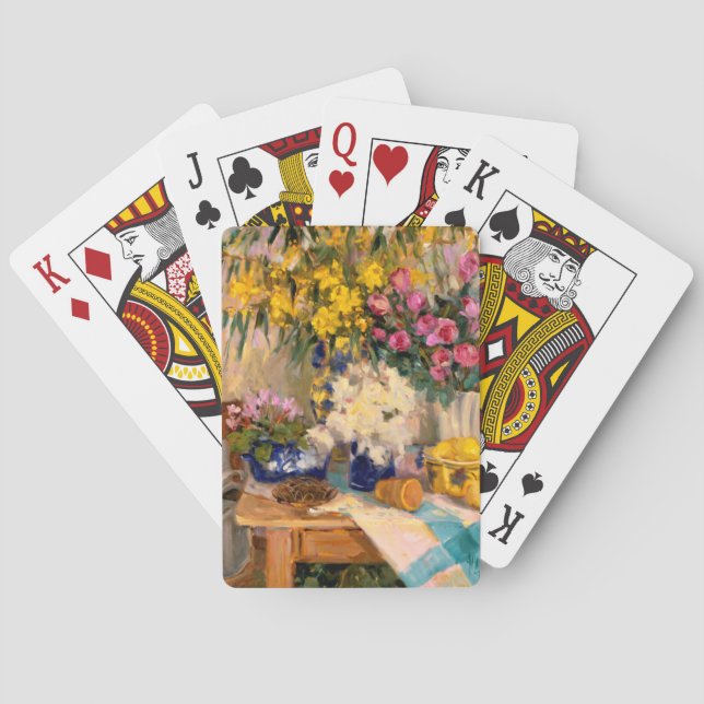 Jeu De Cartes Flowers II (dos)