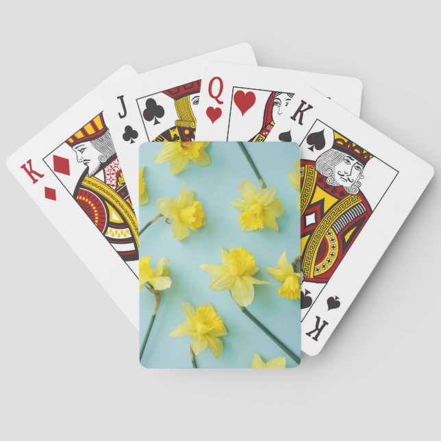Jeu De Cartes Flowers | Yellow Daffodils (dos)