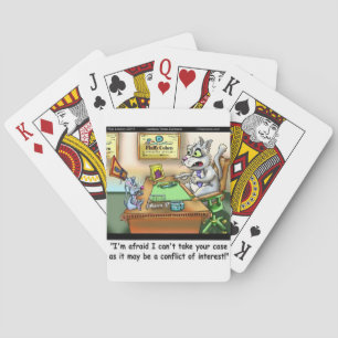 Jeu De Cartes Fluffy Cohen Avocate @Griffe Chat Drôle & Avocat
