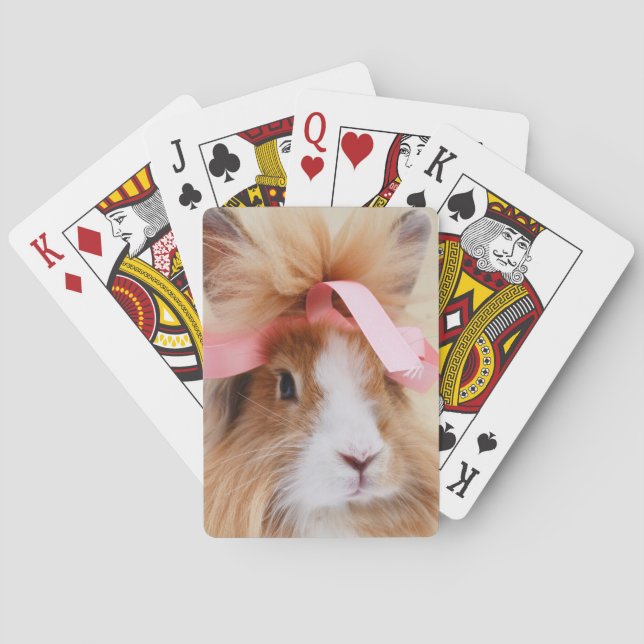 Jeu De Cartes Fluffy Lionhead Bunny Lapbit Jouer aux cartes (dos)