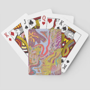 Jeu De Cartes "Flutterflyland" Art Abstrait