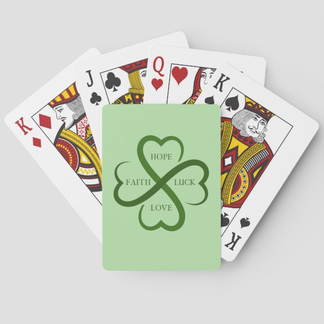 Jeu De Cartes Foi, Espoir, Chance, Amour (dos)