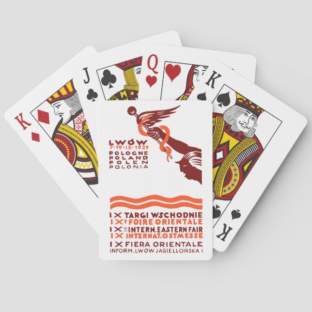 Jeu De Cartes Foire internationale de l'Est de Lwow 1929 (dos)