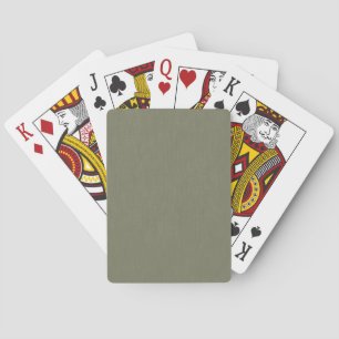 Jeu De Cartes Fond texturé vert olive calme et simple