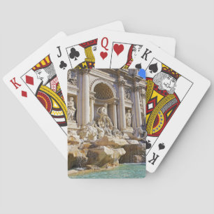 Jeu De Cartes Fontaine de Trevi Rome Photographie