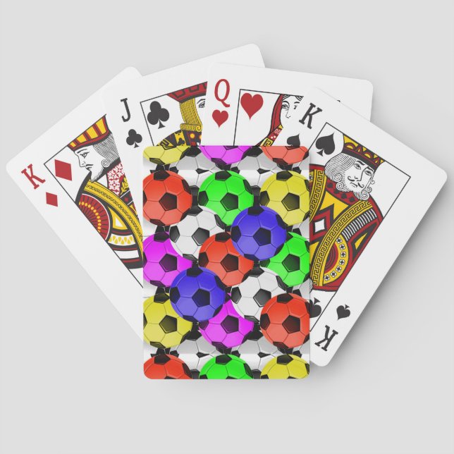 Jeu De Cartes Football américain multicolore (dos)