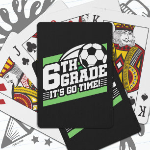 Jeu De Cartes Football de 6e année Premier jour Retour à l'école