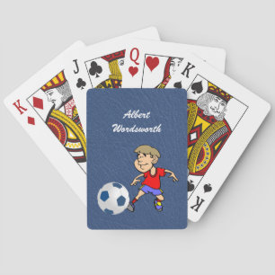 Jeu De Cartes Football - Image de joueur et ballon - Personnalis