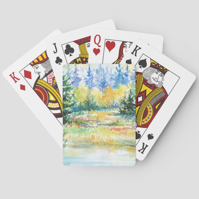 Jeu De Cartes Forêt (dos)