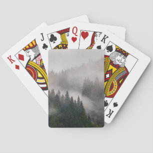 Jeu De Cartes Forêt brumeuse dans les montagnes