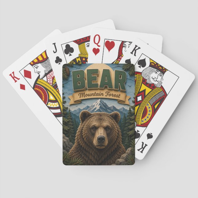 Jeu De Cartes Forêt de Bear Mountain POPCUT (dos)