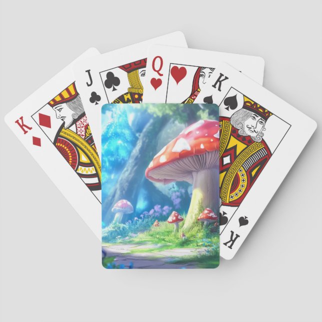 Jeu De Cartes Forêt de Champignons (dos)