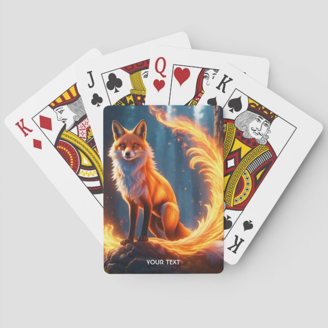 Jeu De Cartes Forêt de feu de Fox Vide Imaginaire (dos)