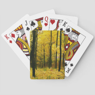 Jeu De Cartes Forêt jaune d'automne