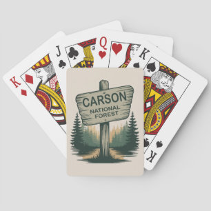 Jeu De Cartes Forêt nationale Carson Nouveau-Mexique