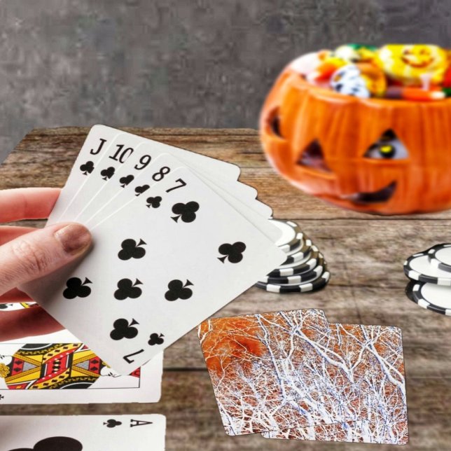 Jeu De Cartes Forêt squelettique II (Play some Poker, when you find a break between, Halloween festivities!)