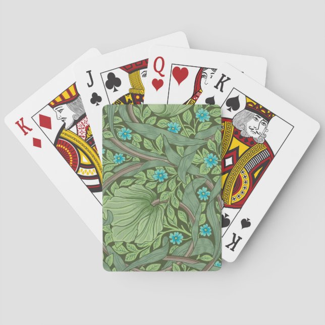 Jeu De Cartes Forget-Me-Nots, Wallpaper de William Morris (dos)