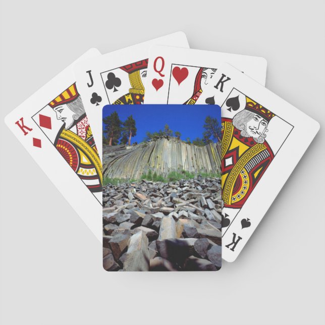 Jeu De Cartes Formations basaltiques de Devils Postpile (dos)