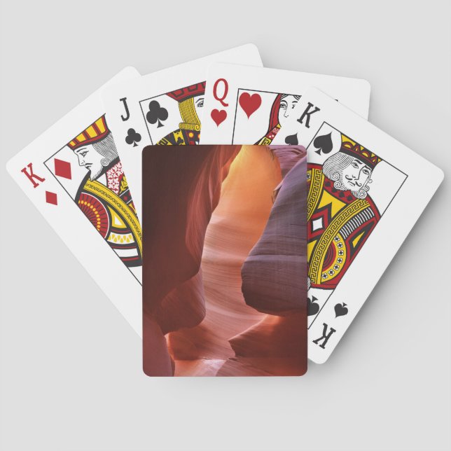 Jeu De Cartes Formations de fentes du canyon Antelope (dos)