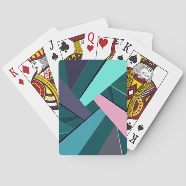 Jeu De Cartes Forme géométrique Abstraite 6 (dos)