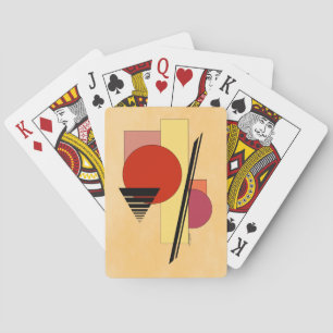 Jeu De Cartes Formes Abstraites
