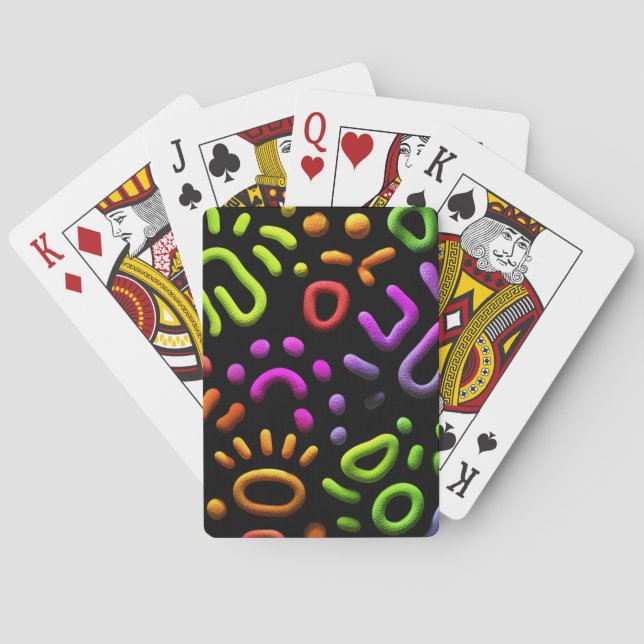 Jeu De Cartes Formes Abstraites (dos)