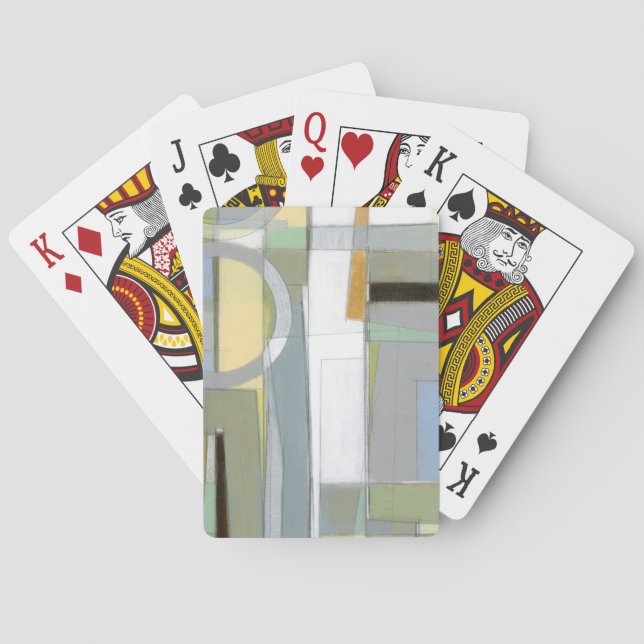 Jeu De Cartes Formes géométriques abstraites colorées (dos)