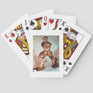 Jeu De Cartes Formes uniques de continuité dans l'espace, 1913 (