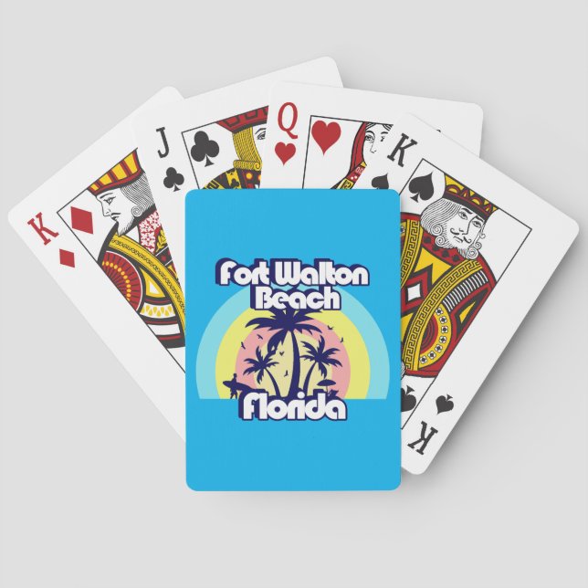 Jeu De Cartes Fort Walton Beach Floride (dos)