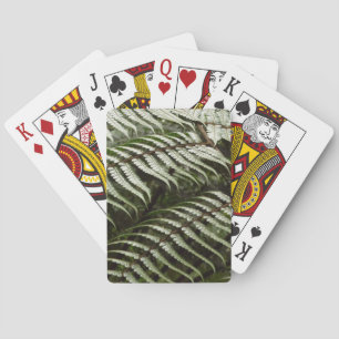 Jeu De Cartes Fougères II Vert foncé Nature