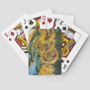 Jeu De Cartes Four Cut Sunflowers