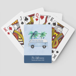 Jeu De Cartes Fourgonnette de Surf en Voyage