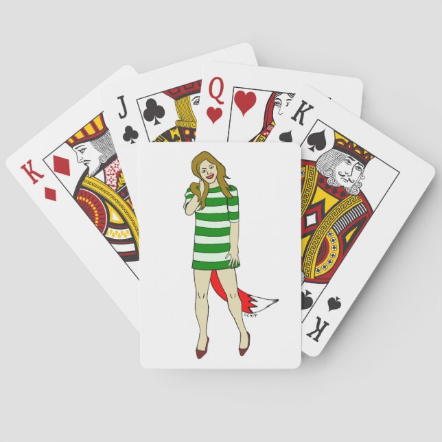 Jeu De Cartes foxy girl (dos)