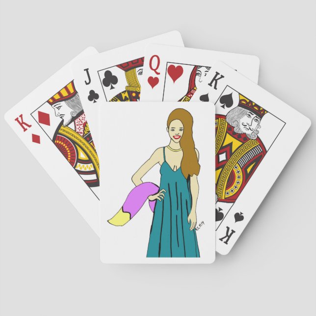 Jeu De Cartes foxy girl (dos)