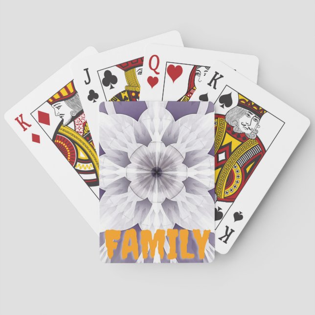 Jeu De Cartes Fractal | Zazzle_Growshop (dos)