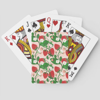 Jeu De Cartes Fraise d'été en rose