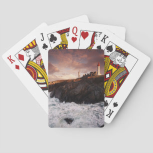 Jeu De Cartes France, phare à l'aube